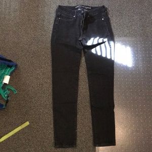 American Eagle black skinny jeans
